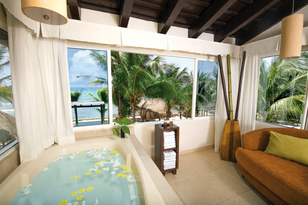 Beachfront Junior Suite at Hidden Beach Au Naturel Resort